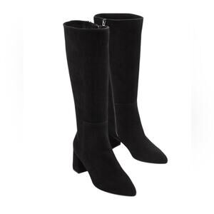 La Canadienne Heritage Heaven Black Waterproof Suede Dress Boots NEW Size 9